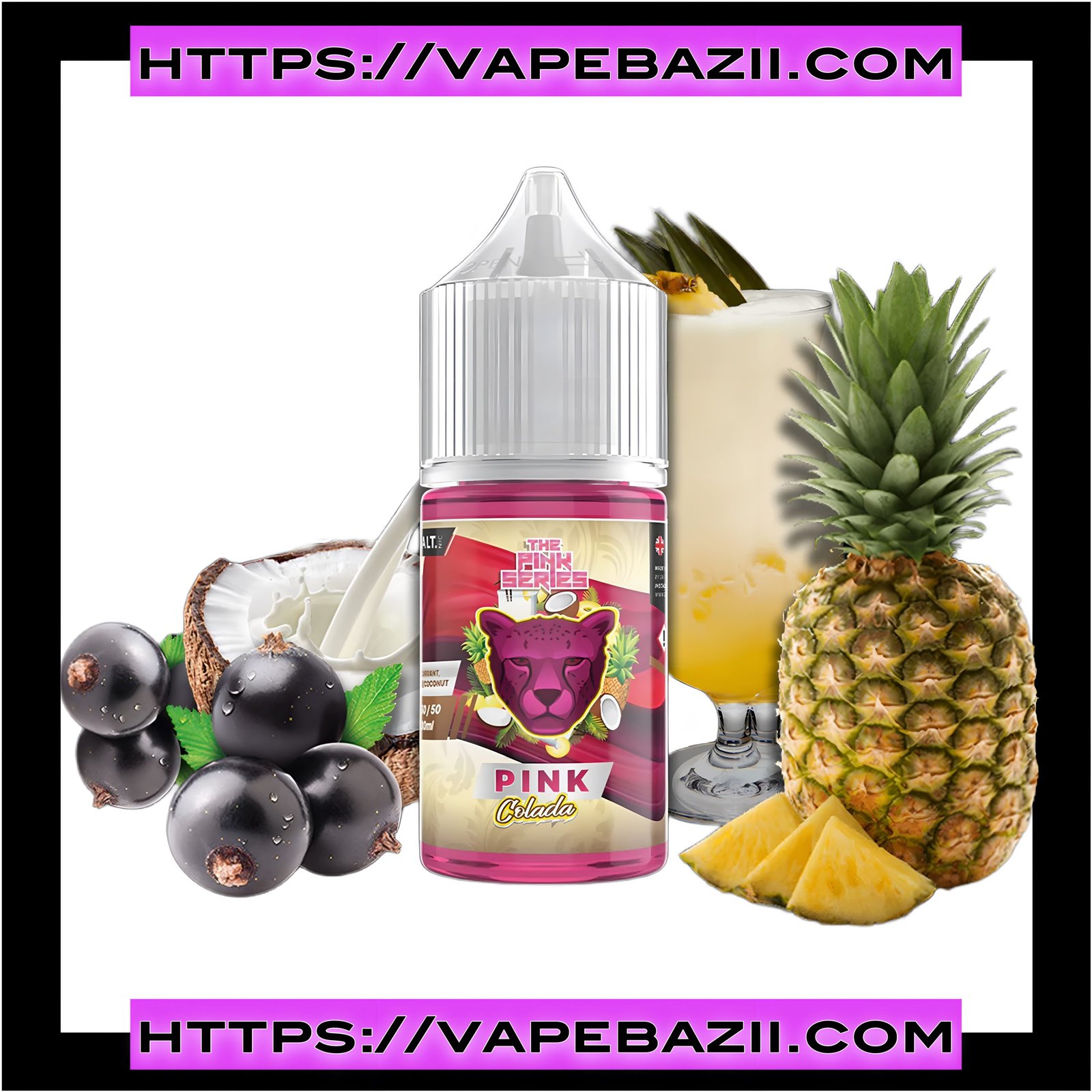 سالت پینک کولادا دکتر ویپ | Dr Vapes Pink Colada