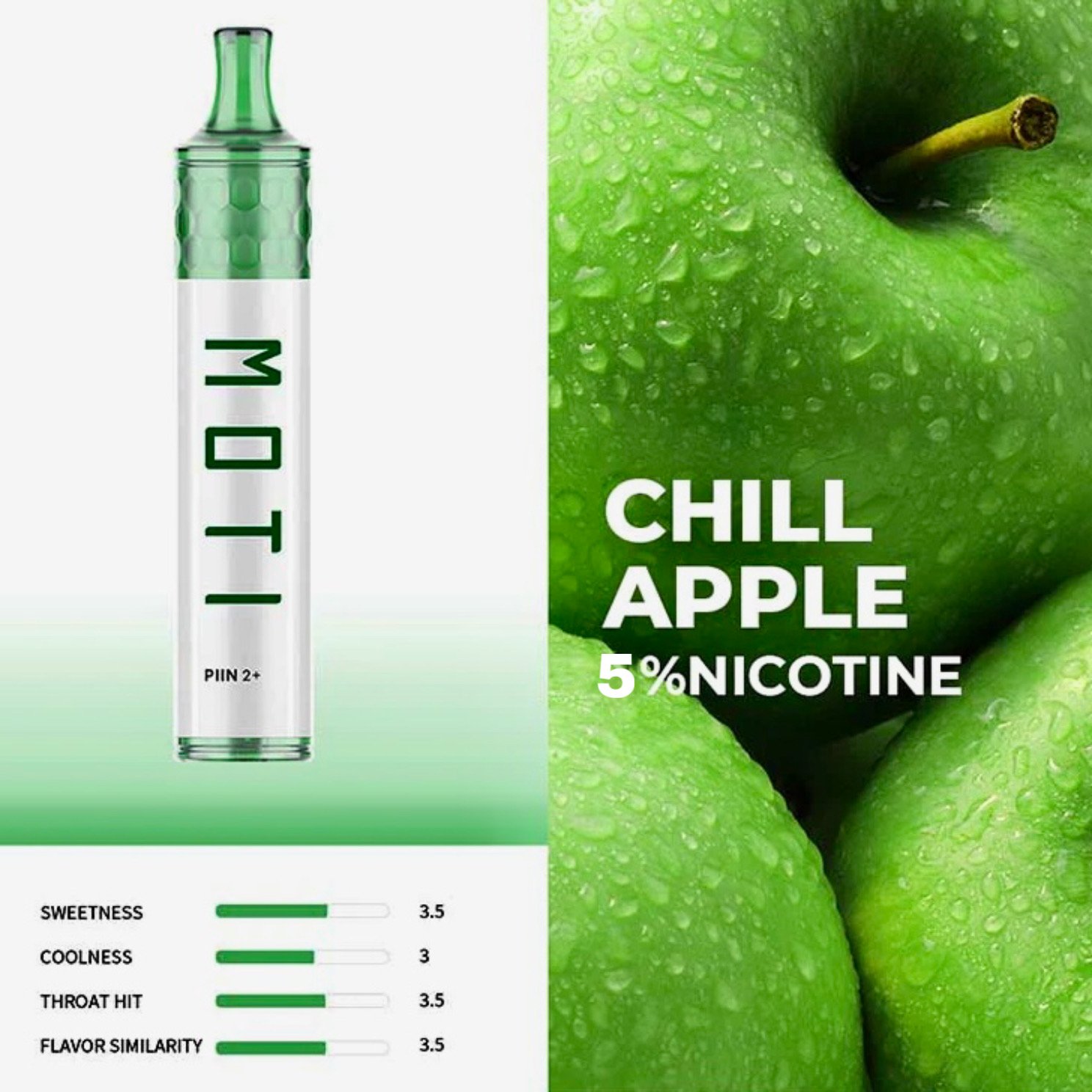 پاد یک بار مصرف ۲۰۰۰ پاف موتی سیب