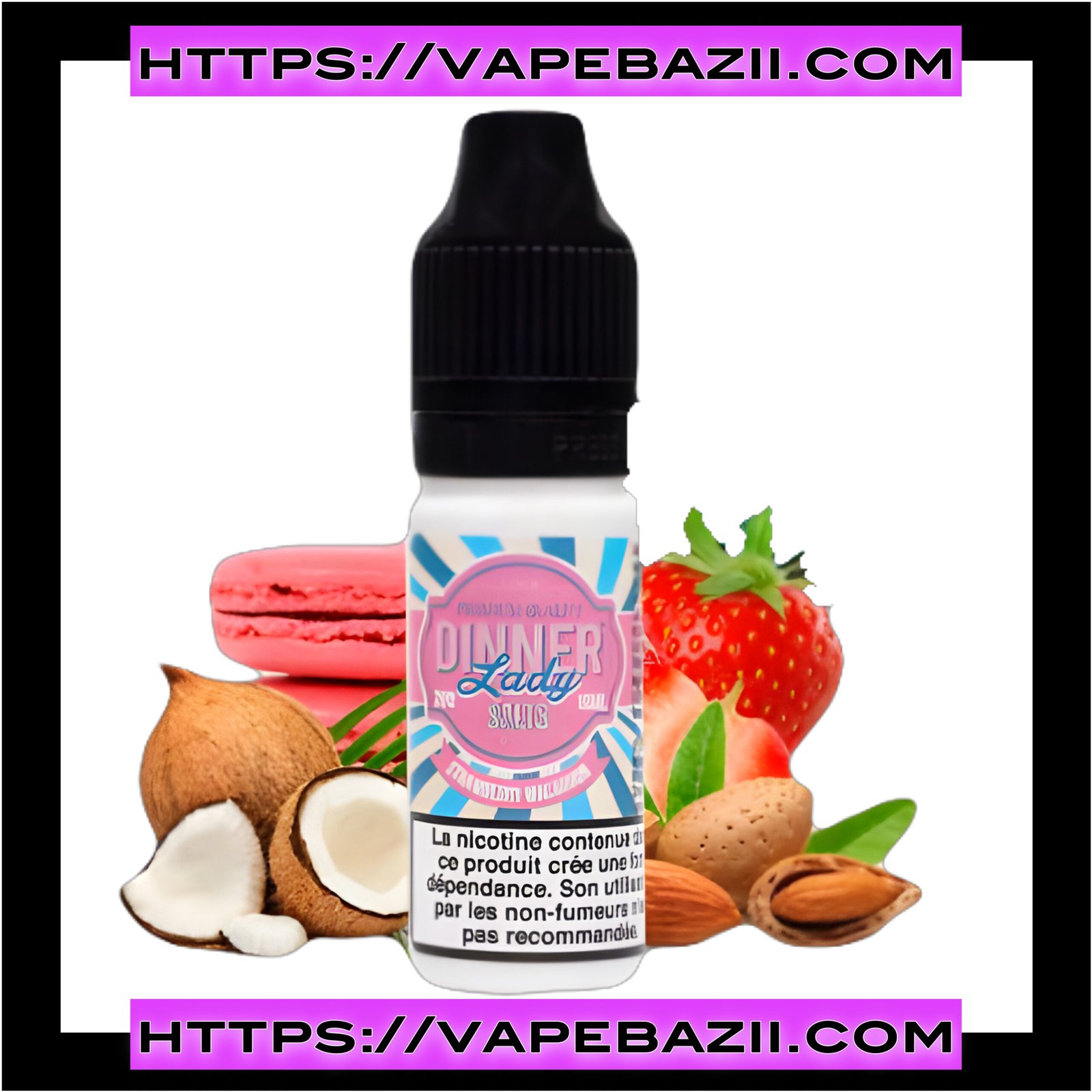 سالت دینرلیدی ماکارون توت فرنگی | Dinner Lady Strawberry Macaroon