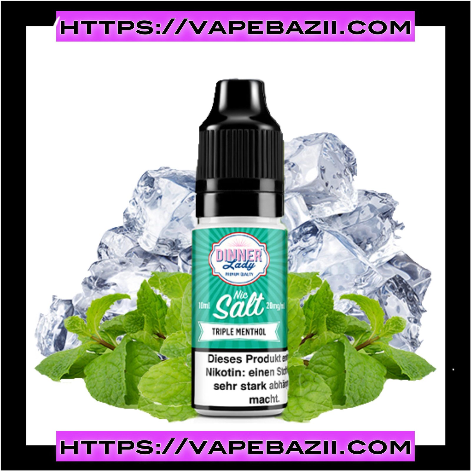 سالت دینرلیدی نعناع اکالیپتوس یخ | Dinner Lady Triple Menthol Salt