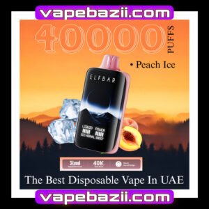 پاد یکبار مصرف ۴۰ هزار پاف الف بار هلو یخ | Elfbar Moon Night 40K