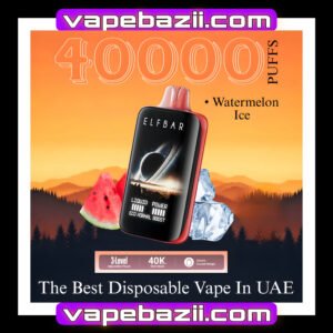 پاد یکبار مصرف ۴۰ هزار پاف الف بار هندوانه یخ | Elfbar Moon Night 40K